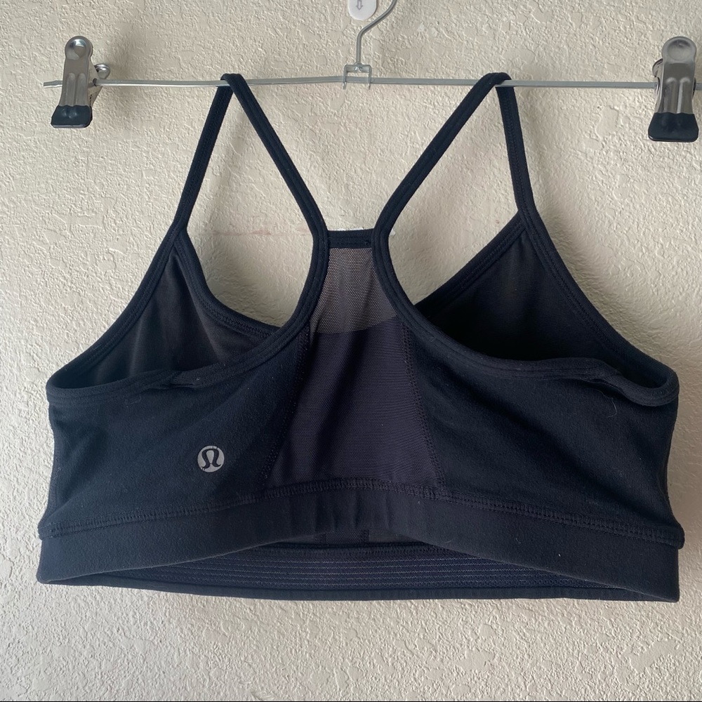 Lululemon Black Sports Bra Sz 4